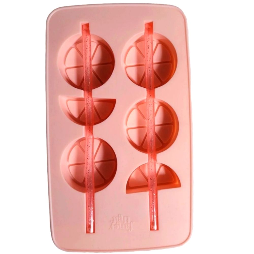 Silicone Ice Mold Citrus Orange Lime Lemon Shaped